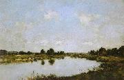 Eugene Boudin Deauville  O rio morto USA oil painting artist